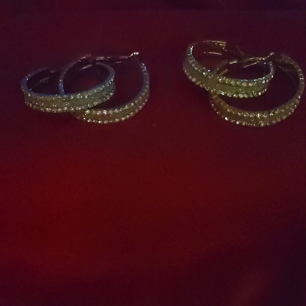 Elegant Silver Hoop Earrings
